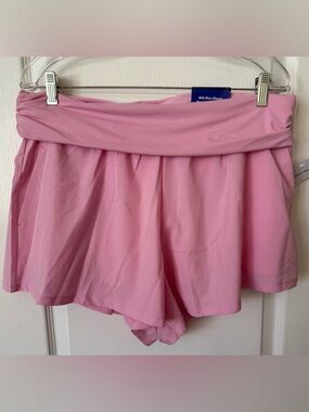 JoyLab Pink Skort Built In Shorts Tennis Pickleball Athletic Skirt L